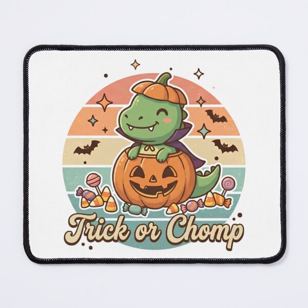 Item preview, Trick or Chomp Cute Dinosaur Halloween Pumpkin Costume Shirt designed and sold by DIRTYSKETCHH.