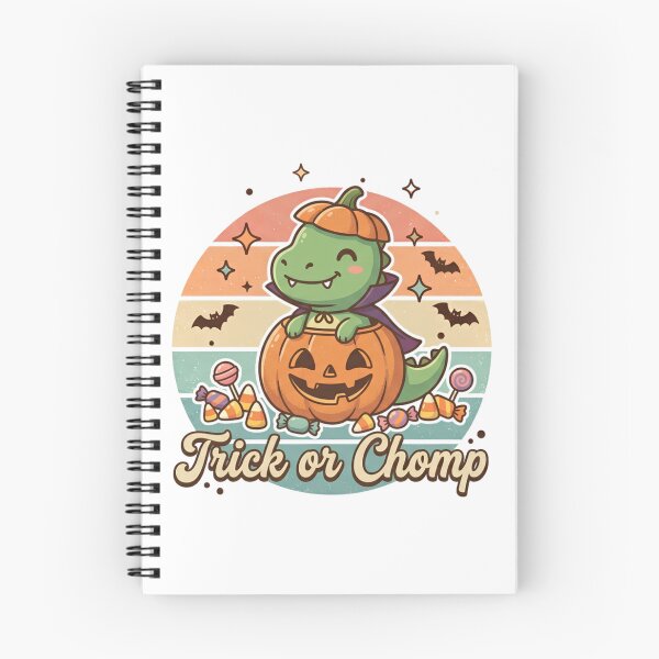 Item preview, Trick or Chomp Cute Dinosaur Halloween Pumpkin Costume Shirt designed and sold by DIRTYSKETCHH.
