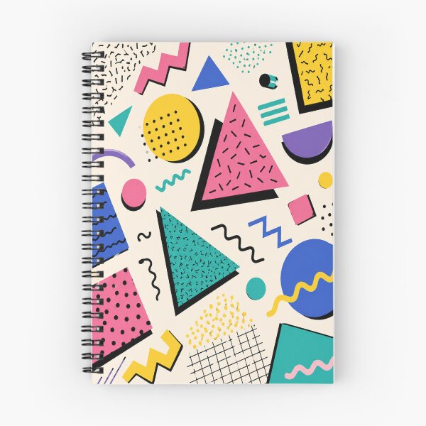 Item preview, Colorful Memphis Geometric Collage 80s Retro Abstract Pattern designed and sold by teemix.