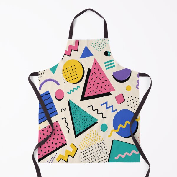 Item preview, Colorful Memphis Geometric Collage 80s Retro Abstract Pattern designed and sold by teemix.