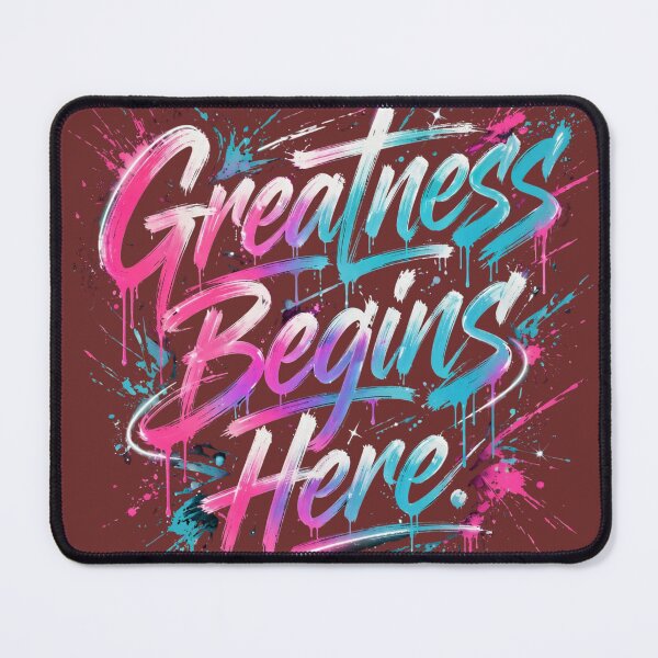 Item preview, Greatness Begins Here designed and sold by Geordesign.