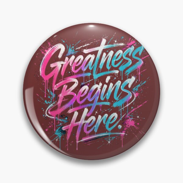 Item preview, Greatness Begins Here designed and sold by Geordesign.
