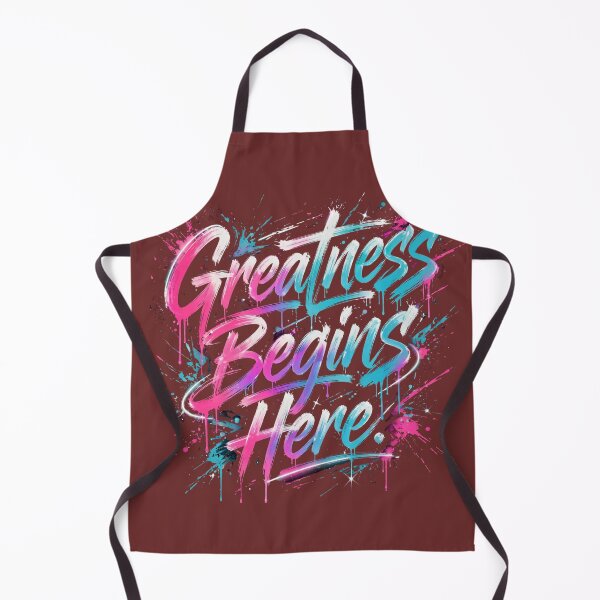 Item preview, Greatness Begins Here designed and sold by Geordesign.