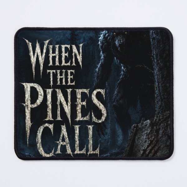 Item preview, When the Pines Call — Werewolf Forest Horror designed and sold by PghArt.