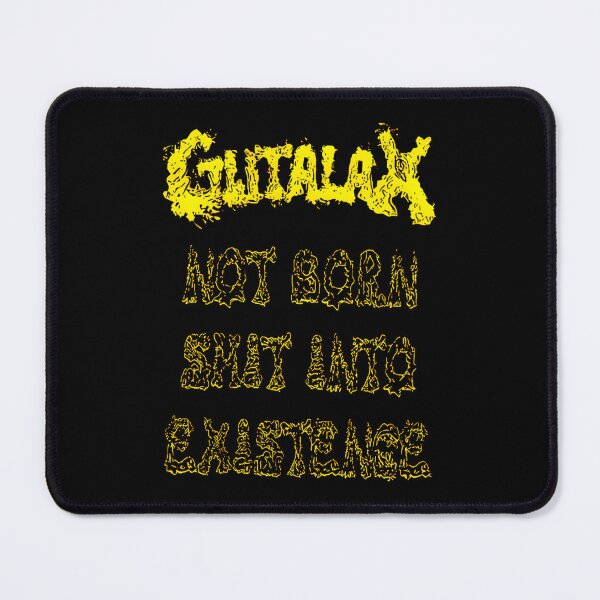 Item preview, Not Born Into Existence Grunge Yellow Typography designed and sold by meedtrading.