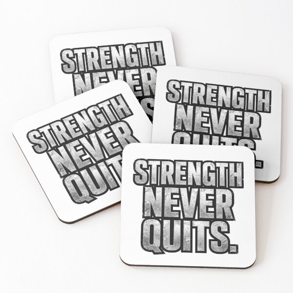 Item preview, Strength Never Quits  designed and sold by Geordesign.