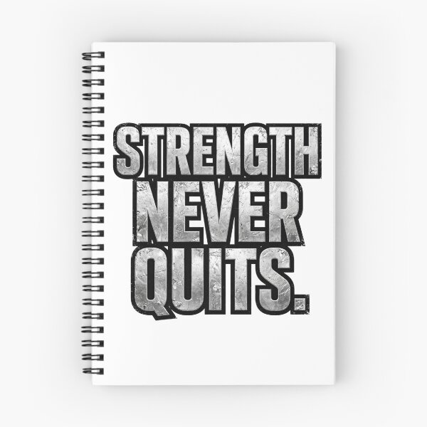 Item preview, Strength Never Quits  designed and sold by Geordesign.