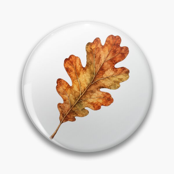 Item preview, Rustic Oak Leaf Clipart | Watercolor Botanical Leaf | Autumn Botanical Art designed and sold by Nolmo.