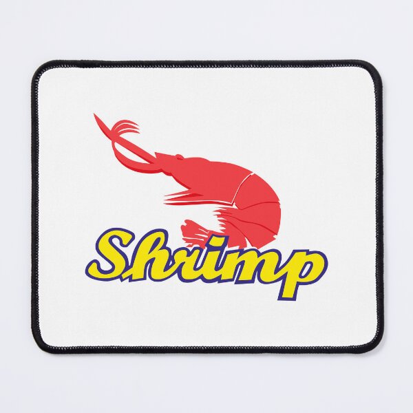 Item preview, Red Prawn Seafood Graphic Yellow Typography designed and sold by Jengvbc.