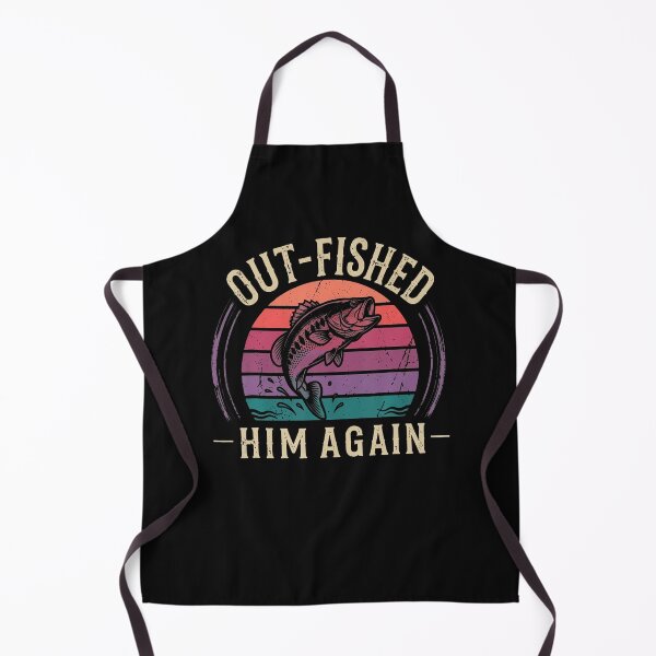 Item preview, Out-Fished Him Again Funny Bass Fishing Vintage Humor designed and sold by JamesCrArt.