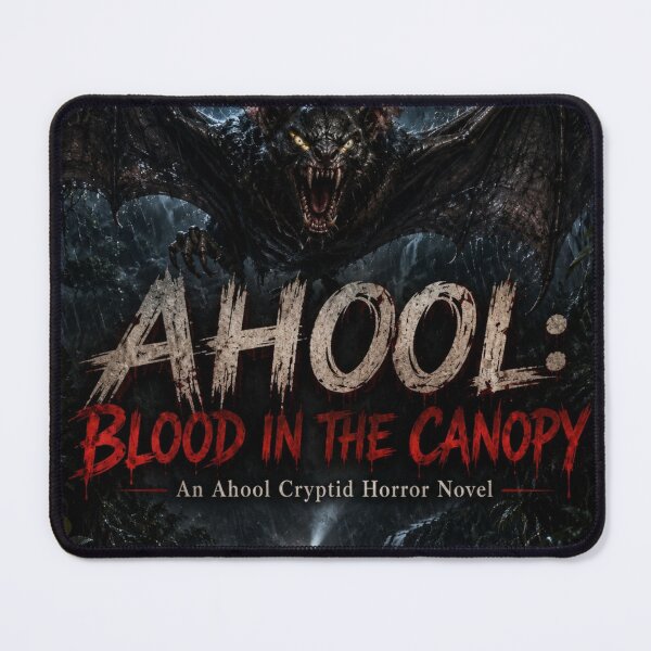 Item preview, Ahool: Blood in the Canopy — Bat Cryptid Horror designed and sold by PghArt.