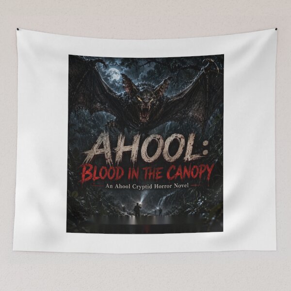 Item preview, Ahool: Blood in the Canopy — Bat Cryptid Horror designed and sold by PghArt.