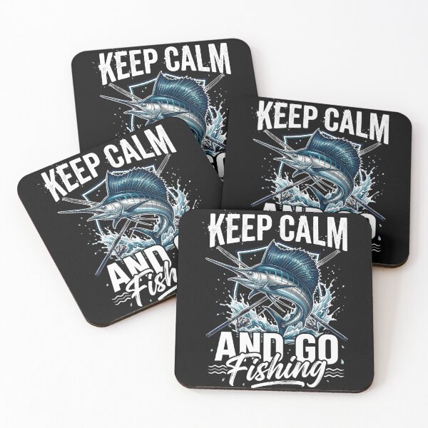 Item preview, Keep Calm And Go Fishing Sailfish Angler designed and sold by JamesCrArt.