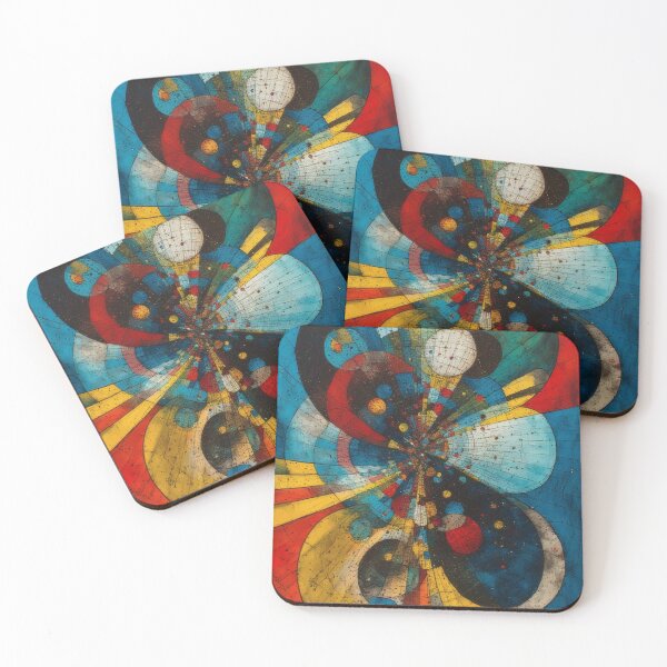 Item preview, Explosion of colorful shapes and colors in the cosmos designed and sold by Mianku | Für das Leben.