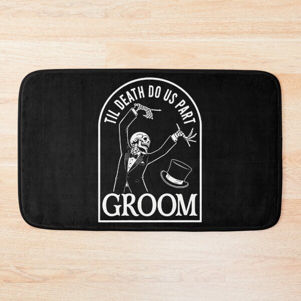 Item preview, Groom Bride Til Death Do Us Part Skeleton Halloween Matching designed and sold by JamesCrArt.