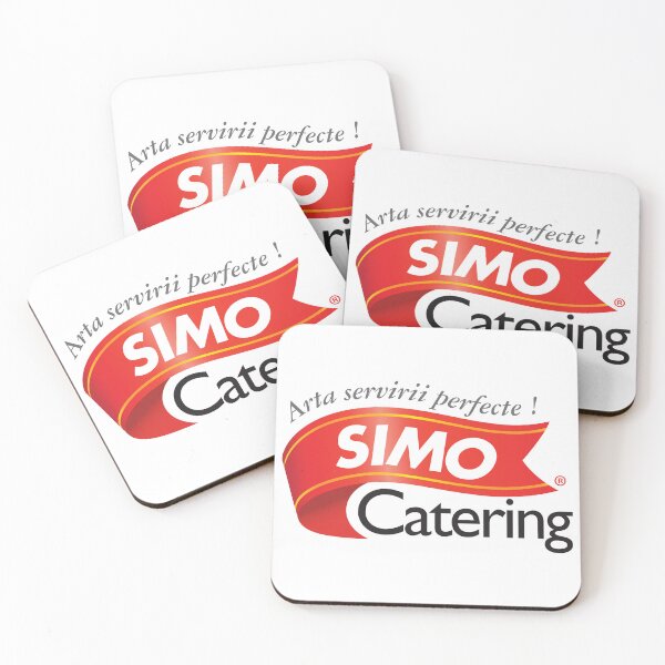 Item preview, SIMO Catering Red Banner Crest Ribbon Logo designed and sold by Jengvbc.
