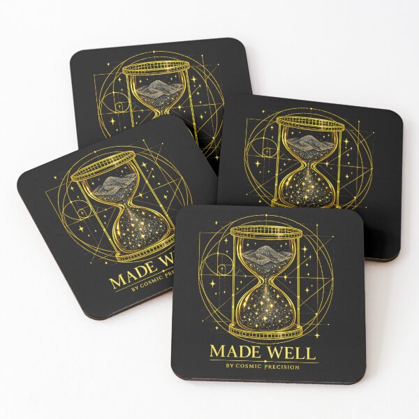 Item preview, Cosmic Denim Hourglass Precision Sacred Geometry Surreal Space Art designed and sold by teemix.