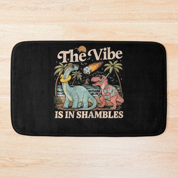 Item preview, The Vibe Is In Shambles Dinosaur Mental Health Awareness designed and sold by JamesCrArt.