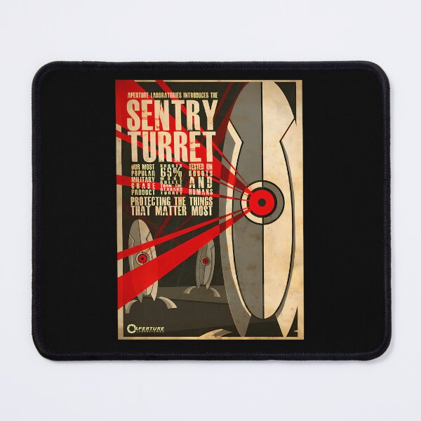 Item preview, Portal Aperture Laboratories Sentry Turret Propaganda Poster designed and sold by MO-RO.