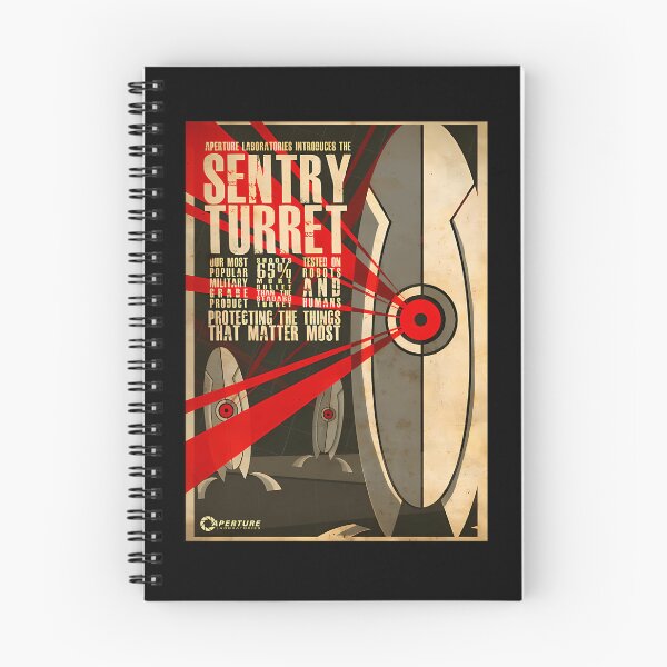 Item preview, Portal Aperture Laboratories Sentry Turret Propaganda Poster designed and sold by MO-RO.
