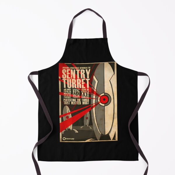 Item preview, Portal Aperture Laboratories Sentry Turret Propaganda Poster designed and sold by MO-RO.