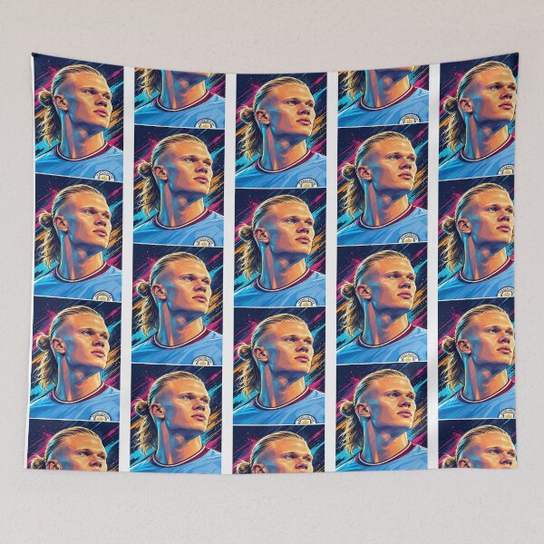 Item preview, Erling Haaland Pop Art Portrait designed and sold by HempressBeads.