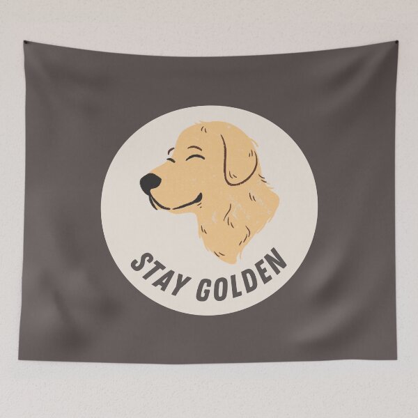 Item preview, Stay Golden Golden Retriever designed and sold by MiaBellaGirl.