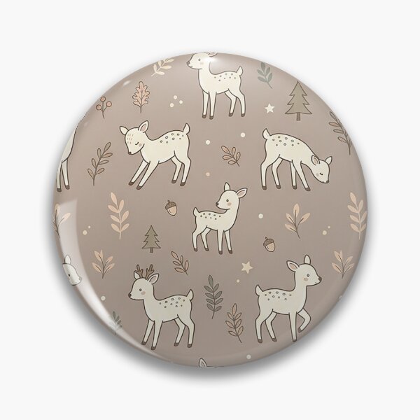 Item preview, Cute Woodland Deer Seamless Pattern Design designed and sold by ashenlocs.