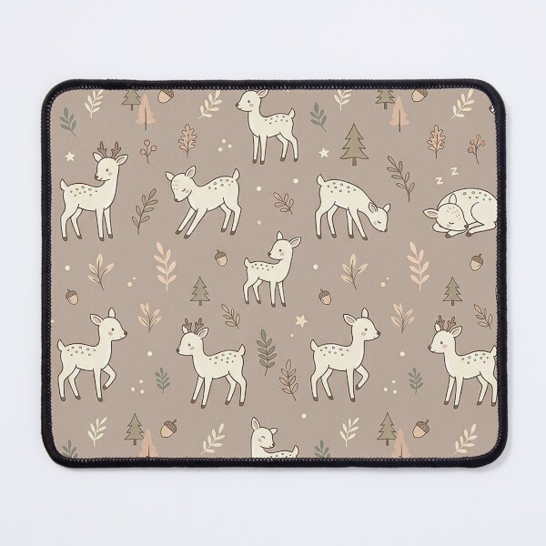 Item preview, Cute Woodland Deer Seamless Pattern Design designed and sold by ashenlocs.
