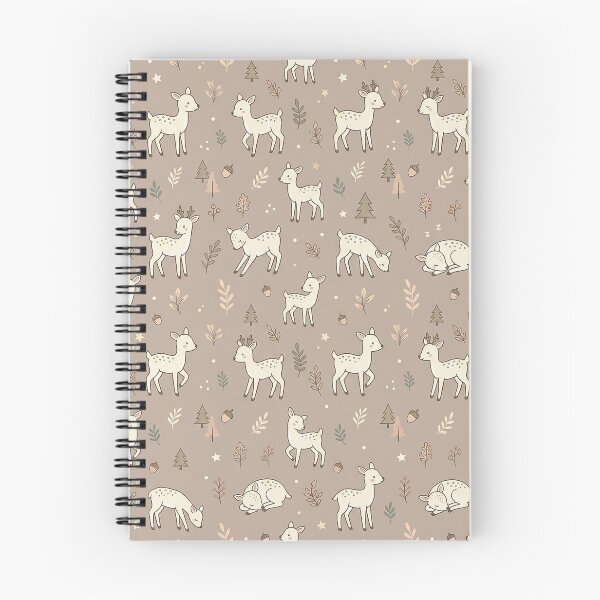 Item preview, Cute Woodland Deer Seamless Pattern Design designed and sold by ashenlocs.
