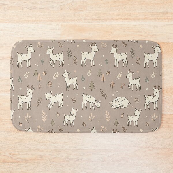 Item preview, Cute Woodland Deer Seamless Pattern Design designed and sold by ashenlocs.