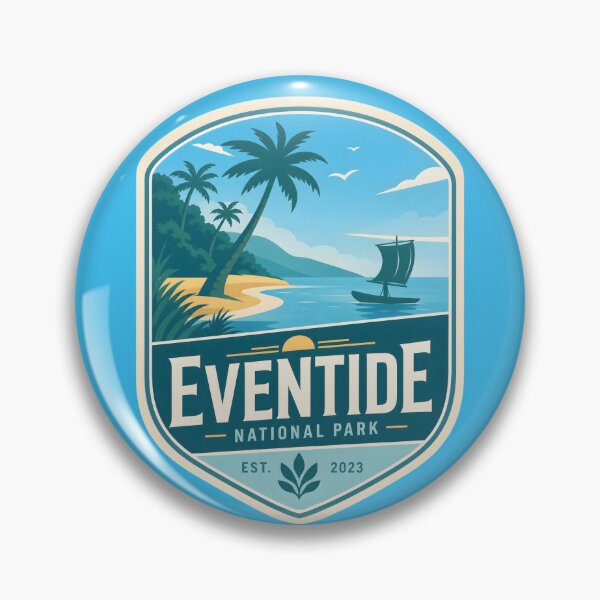 Item preview, Eventide National Park  Nature Landscape designed and sold by FrontierCosmic.