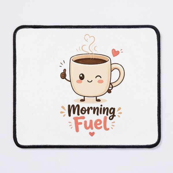 Item preview, Morning Fuel Cute Coffee Mug Character | Kawaii Coffee Lover Sticker | Cozy Caffeine Cartoon Design designed and sold by Sanika arts .