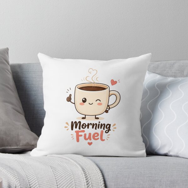 Item preview, Morning Fuel Cute Coffee Mug Character | Kawaii Coffee Lover Sticker | Cozy Caffeine Cartoon Design designed and sold by Sanika arts .