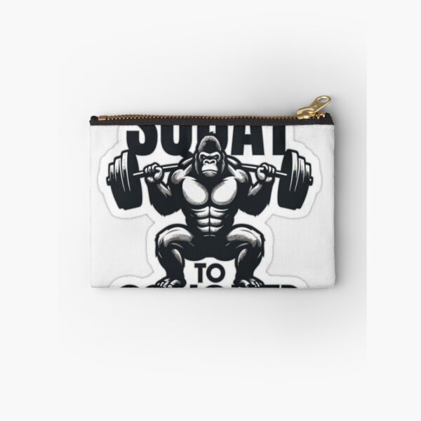 Item preview, Squat to Conquer – Gorilla Strength Motivation designed and sold by Kushwaha18.