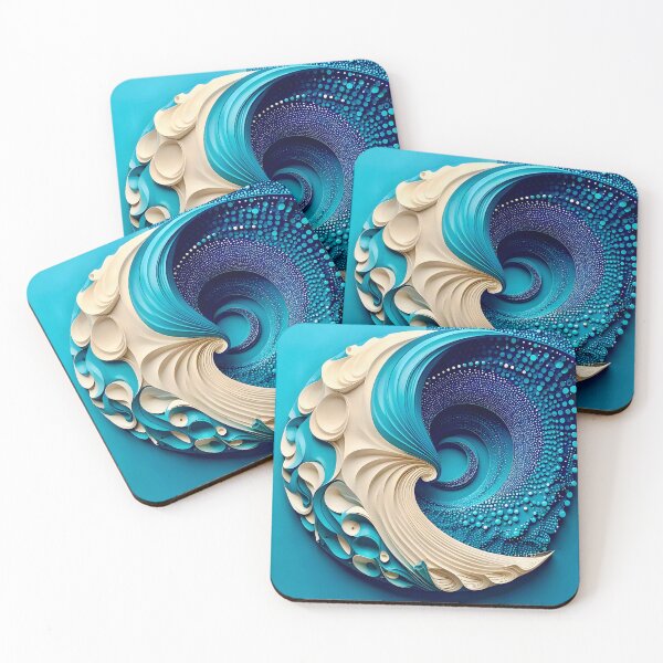 Item preview, Intricate Blue and White Swirl designed and sold by Vicky Brago-Mitchell®.