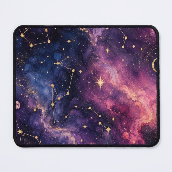 Item preview, Cosmic Nebula & Golden Constellations designed and sold by teemix.