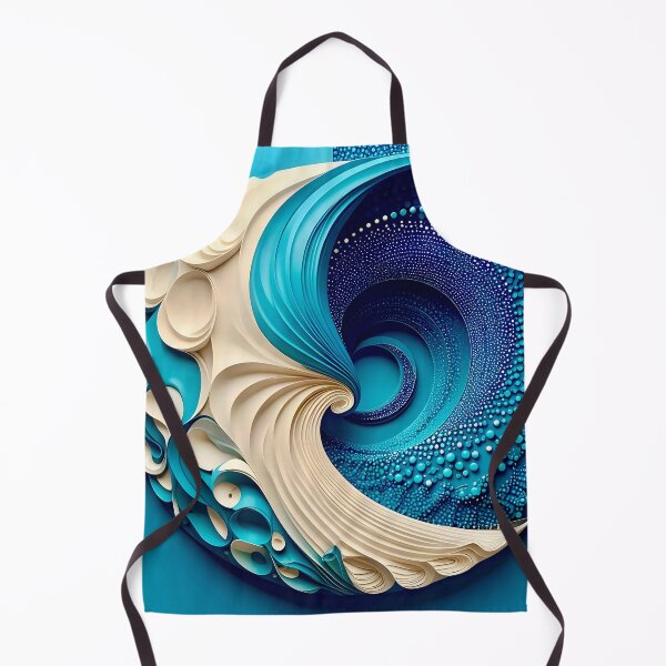Item preview, Intricate Blue and White Swirl designed and sold by Vicky Brago-Mitchell®.
