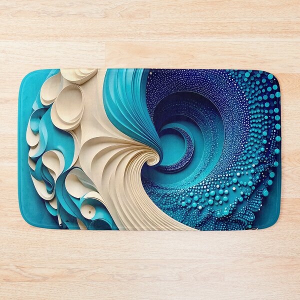 Item preview, Intricate Blue and White Swirl designed and sold by Vicky Brago-Mitchell®.
