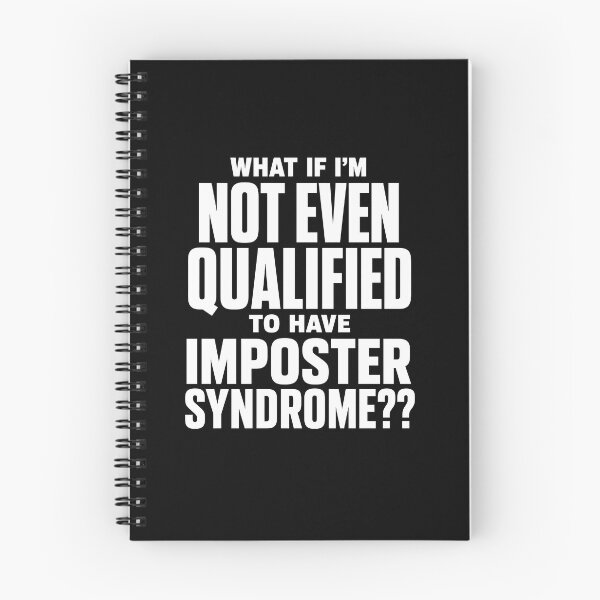 Item preview, Funny Not Qualified For Imposter Syndrome Funny Quote Art designed and sold by elderberry.