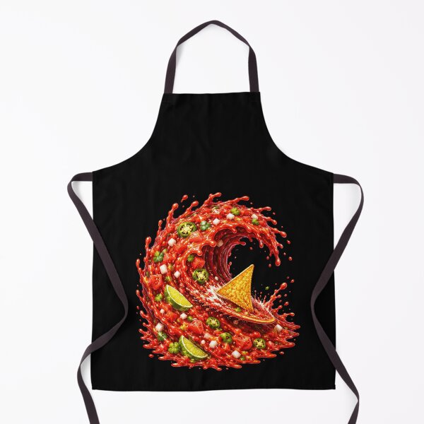 Item preview, Tortilla Chip Riding a Spicy Salsa Wave designed and sold by elderberry.