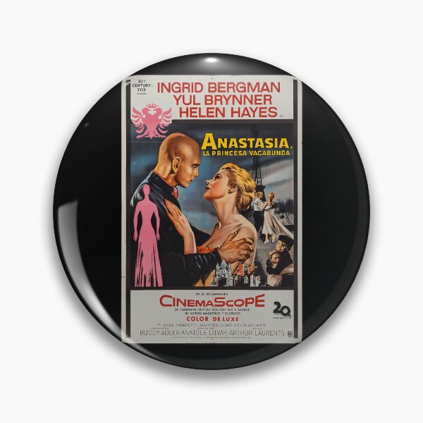 Item preview, Anastasia 1956 Spanish Movie Poster Ingrid Bergman Yul Brynner designed and sold by MO-RO.