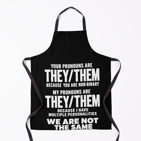 Item preview, Funny They Them Multiple Personalities Pronouns Meme Art designed and sold by elderberry.
