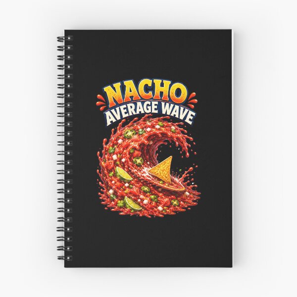 Item preview, Nacho Average Wave Tortilla Chip Surf Joke designed and sold by elderberry.