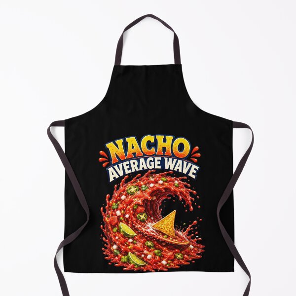 Item preview, Nacho Average Wave Tortilla Chip Surf Joke designed and sold by elderberry.
