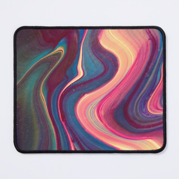 Item preview, Cosmic Neon Fluid Art Swirls Abstract Painting designed and sold by wildberriesph.