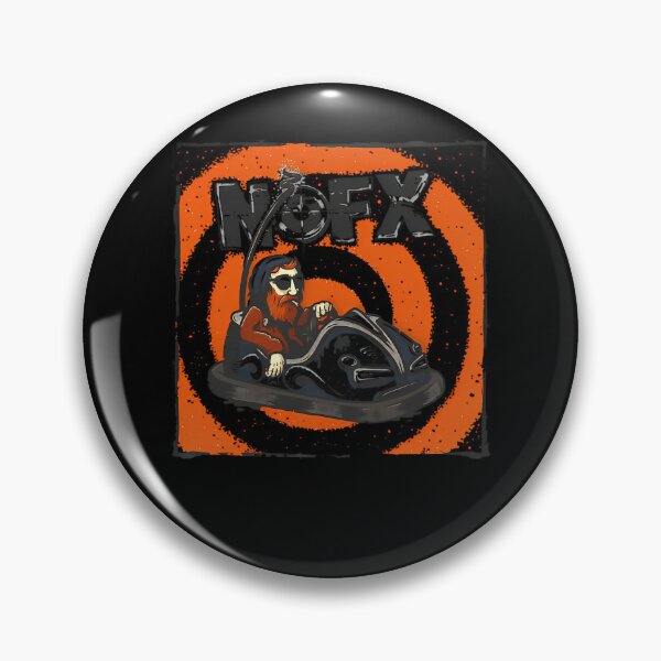 Item preview, Bearded Man Riding Bumper Car Orange Spiral designed and sold by RaineeMcDaniel.