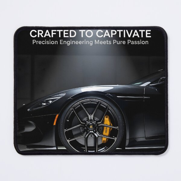 Item preview, Crafted to Captivate Custom Car Poster: Luxury Black Sports Car Canvas designed and sold by Creative-RE.