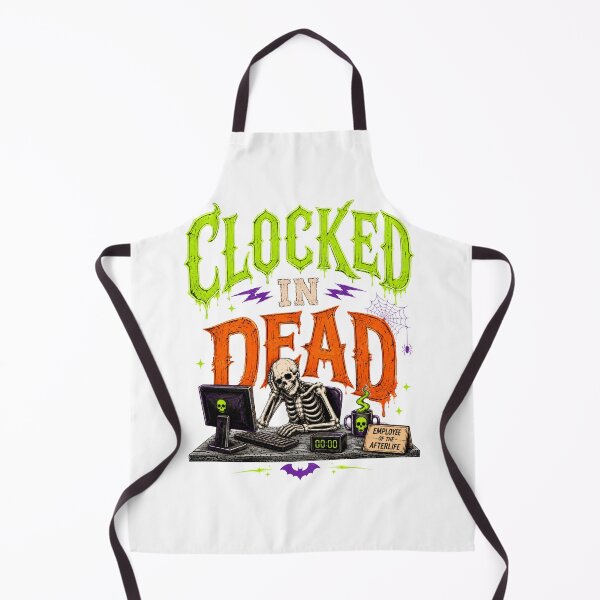 Item preview, CLOCKED IN DEAD designed and sold by OskarTrendz.