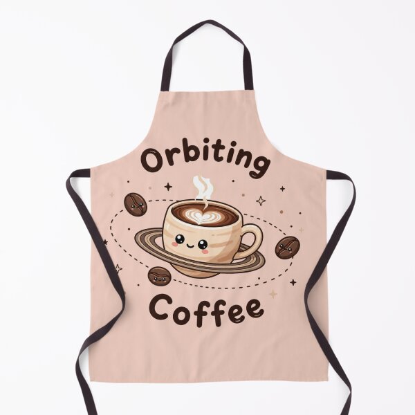 Item preview, Orbiting Coffee – Cute Kawaii Coffee Planet Space Illustration | Cozy Coffee Lover Aesthetic designed and sold by Sanika arts .